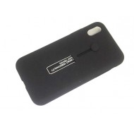 Cover Kickstand Matte With Finger Strap Apple Iphone X (5 .8) Black